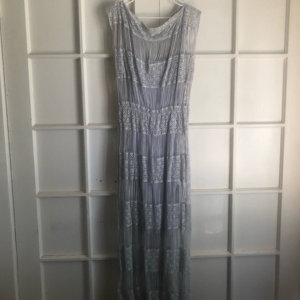 Anthropologie Callahan crochet maxi dress